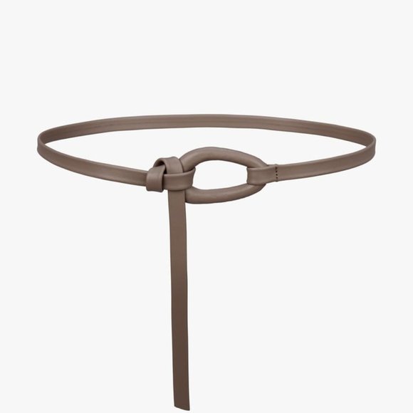 NWT ZARA limited edition blogger’s fav leather skinny oval buckle belt - Picture 1 of 12